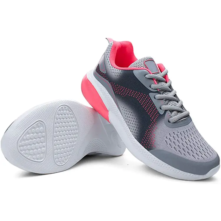 JIAN ER Footwear Factory Lace-up Custom LOGO Zapatillas de Mujer Sport Sneaker Running Shoes for Women